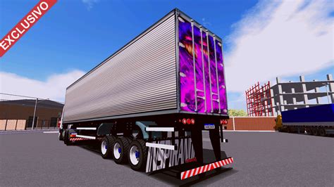 Skin Baú 3 Eixos Grafitado Gengar EXCLUSIVO Skins Games Truck