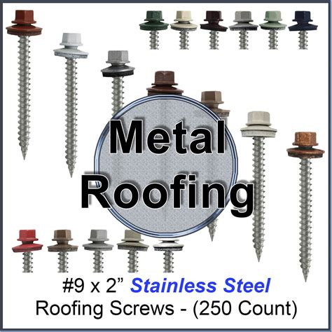 #9 Stainless Steel Color Painted Roofing Screws