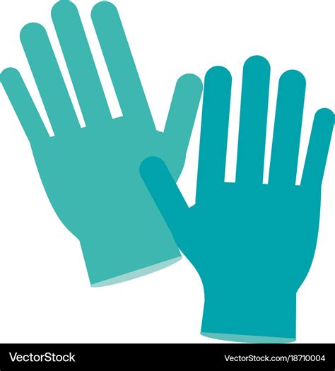 Medical latex gloves Royalty Free Vector Image