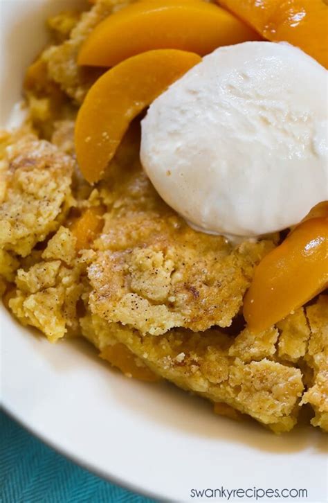 Peach Cobbler Dump Cake | Swanky Recipes - Simple tasty food recipes