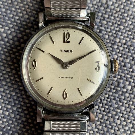 Vintage Timex Marlin 3 6 9 12 Manual Wind Wristwatch For PARTS REPAIR