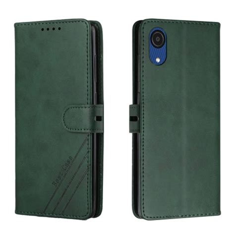 Cases Covers And Skins For Samsung Galaxy A03 Core Cow Texture Leather Phone Casegreen Was