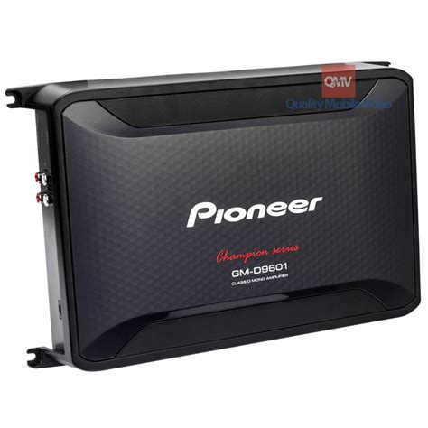 Pioneer Gm D Watt Class D Mono Amplifier With Wired Bass