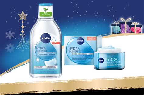 nivea zestaw prezentowy dla kobiet hydra skin effect żel do twarzy