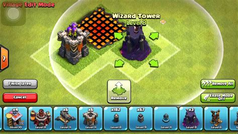 How To Stack Buildings In Clash Of Clans Youtube