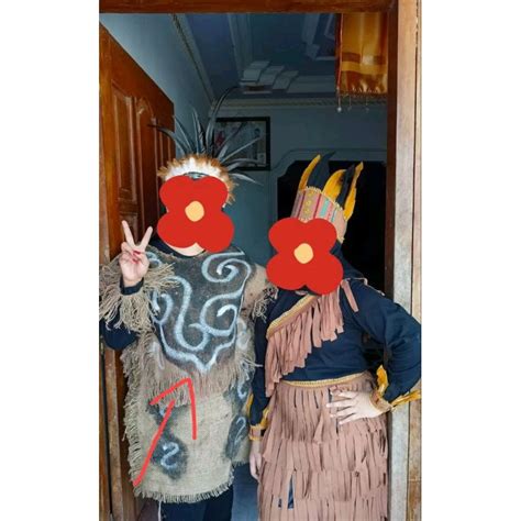 Jual Baju Daur Ulang Karung Goni Model Dayak Sebelah Kiri Shopee