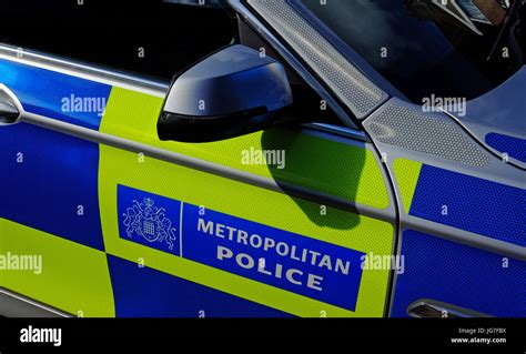 Metropolitan Police car London England UK Stock Photo - Alamy