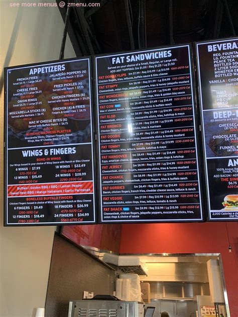 Online Menu Of Fat Shack Restaurant Las Vegas Nevada 89123 Zmenu