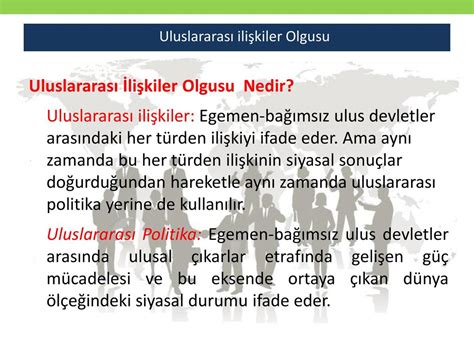 02 Hafta Dünya Politikasının Dönüşümü ve Uluslararası İlişkiler Çağı