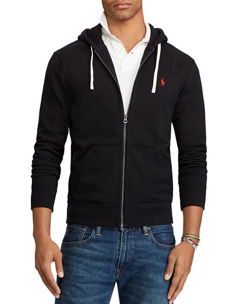 Polo Ralph Lauren Mens Big And Tall Classic Fleece Full Zip Hoodie In