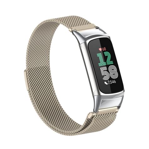 Fitbit Charge 6 Milanese Band Sterrenlicht Smartwatchbanden Nl