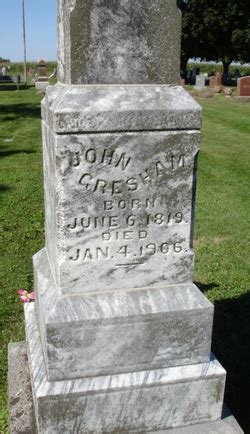 John Gresham 1819 1906 Find A Grave Memorial