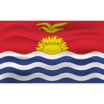 Kiribati Flag Waving Texture Vector Vintage Kiribati Flag Waving