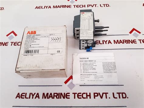 Abb Ta Du Xm Thermal Overload Relay A