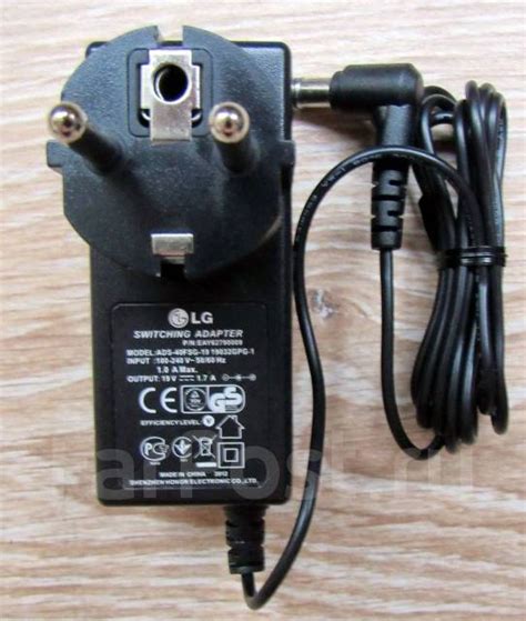 Блок питания для монитора LG и других устройств ADS-40FSG-19 19V, 1.7A ...