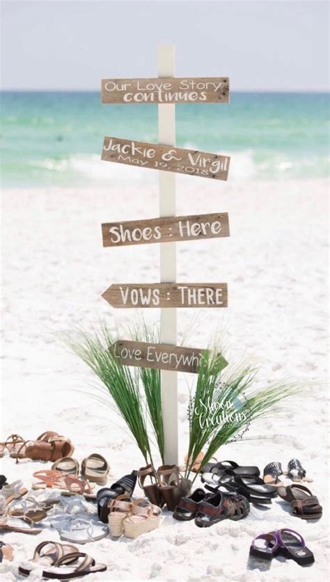 Beach wedding signs – Artofit