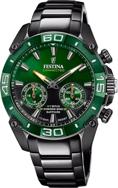 Reloj Festina Hombre F20548 2 Acero Negro Verde Joyeriacanovas