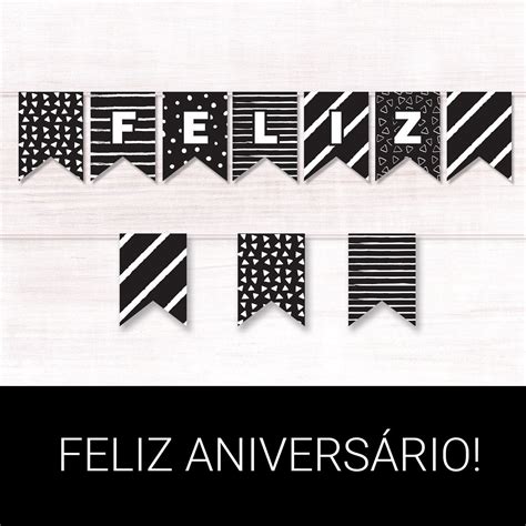 Bandeira Feliz Aniversário Para Imprimir - Modelo De Banner De Feliz Aniversario Para Imprimir Imágenes De