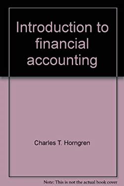 Introduction To Financial Accounting Used Book By Charles T Horngren