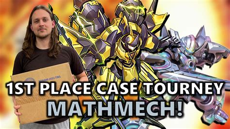 UNDEFEATED FIRST PLACE Mega Tin Case Tourney Mathmech Deck Profile Ft