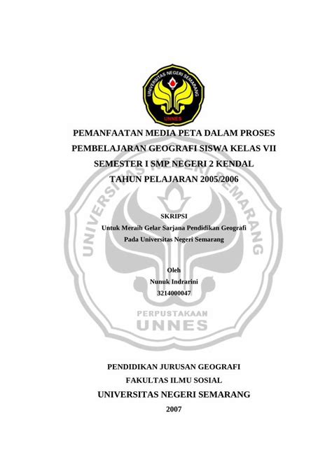 PDF PEMANFAATAN MEDIA PETA DALAM PROSES Lib Unnes Ac Id 6157 1 3456X