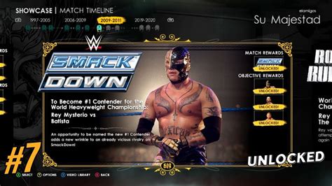 Wwe K Showcase Mode Part Rey Mysterio Vs Batista Youtube