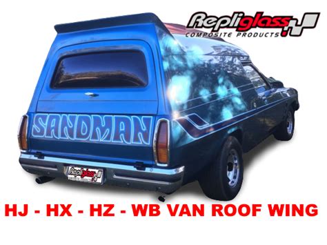 Holden Hq Hj Hx Hz Wb Panel Van Roof Wing Spoiler Sandman Repliglass Pty Ltd