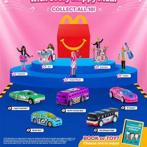 McDonald S Happy Meal Barbie And Hot Wheels Toys May 2023 Hobbies