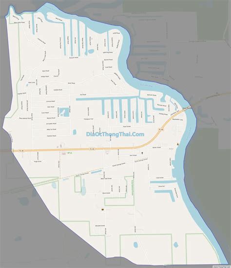 Map of Astor CDP - Thong Thai Real
