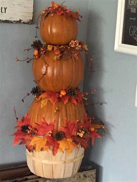 Diy Pumpkin Topiary For Your Entryway Pumpkin Topiary Diy Pumpkin