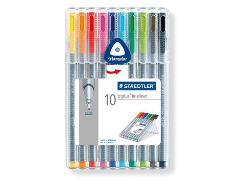 Juego De Bol Grafos Staedtler Triplus Fineliner De Colores