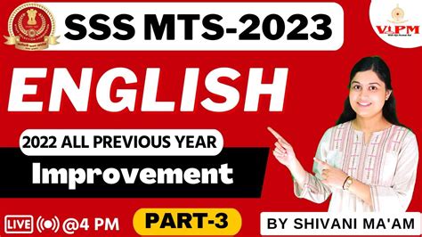 Ssc Mts Ssc Mts English Class Improvement Part English