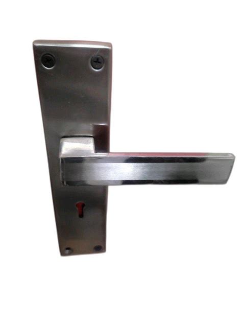 Stainelss Steel Ss Door Handle Lock Bedroom Doors Silver At Rs