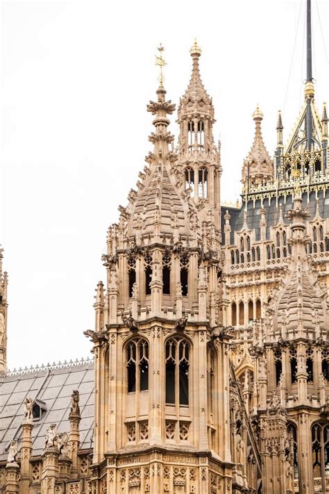 Londra Regno Unito Il Palazzo Di Westminster E Big Ben Si Elevano