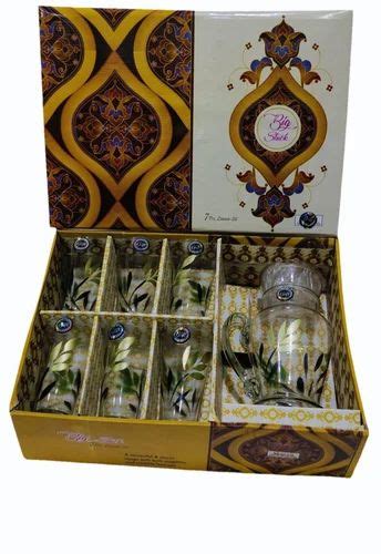 650 Ml 7 Piece Printed Lemon Glass Set At Rs 200 Set In Firozabad Id