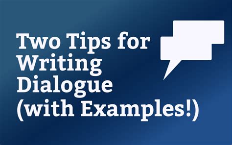 Two Tips for Writing Dialogue (With Examples!) - Experiencing eLearning