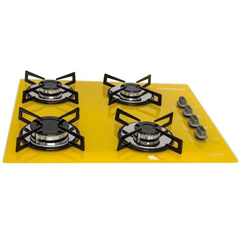 Cooktop Chamalux Ultra Rápido 4 Bocas Acendimento Automático