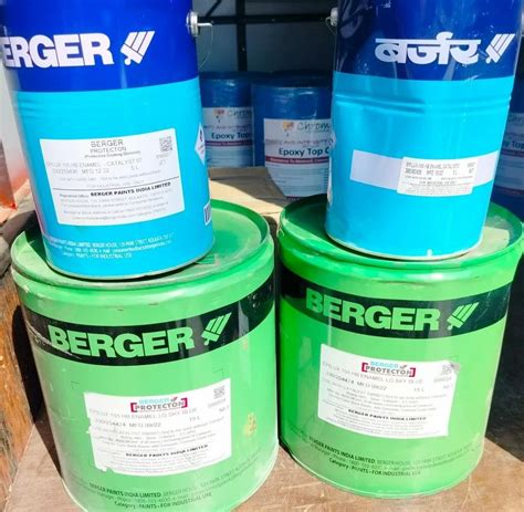 Berger Hb Epoxy Sky Blue Paint For Wood Metal And Floor At 295 Litre