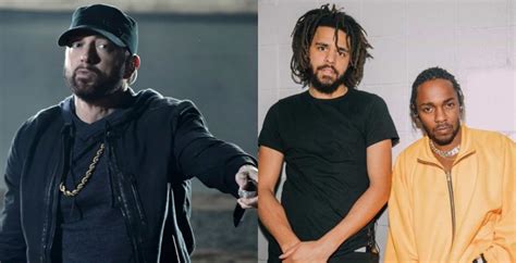 Eminem Says Kendrick Lamar & J. Cole Are Keeping Lyrical Rap Alive