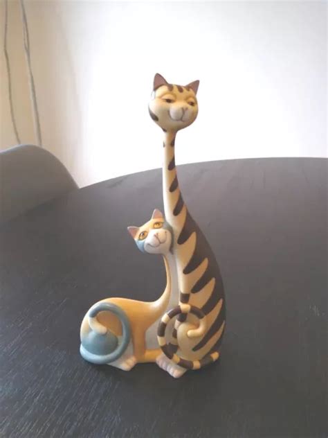 CATS CERAMIC Charles And Camilla Cool Cats Toni Goffe 2003 Border