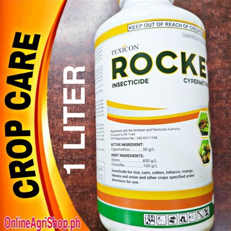 Rocket Insecticide Cypermethrin Ec Liter Texicon Shopee Philippines