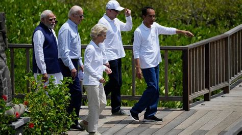 G20 Bali Summit 2022 Summits Key Leaders Plant Trees In Mangrove Forest