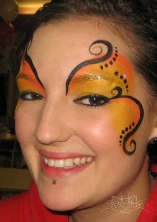 Monarch Butterfly Face Paint