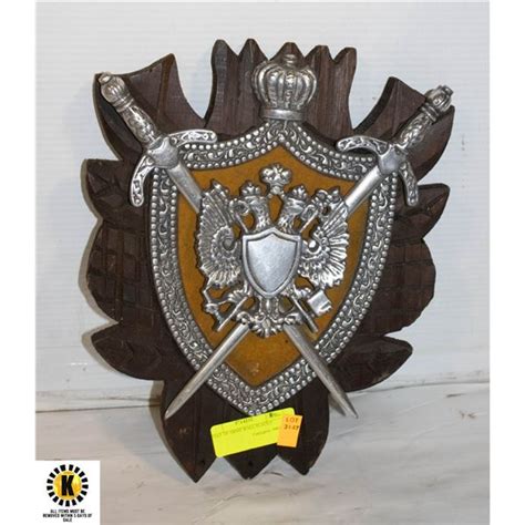 COAT OF ARMS WALL PLAQUE