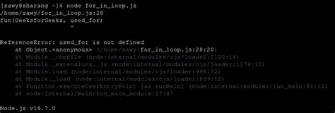 JavaScript For In Loop Not Working Object Property Is Not Defined