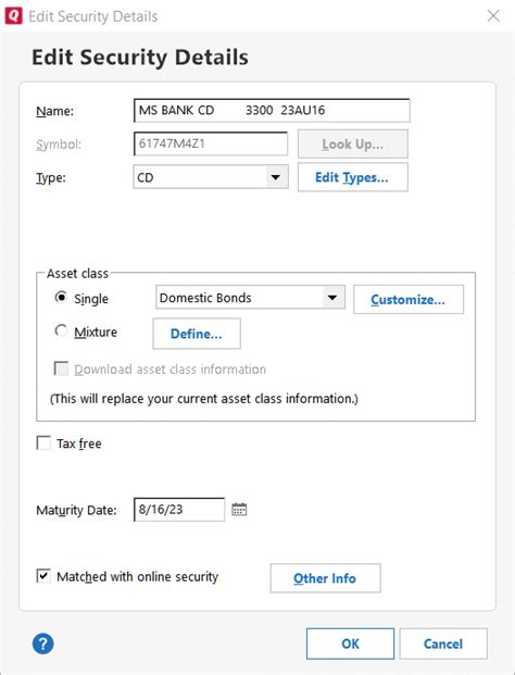 Certificates Of Deposit How Does Quicken Support Quicken