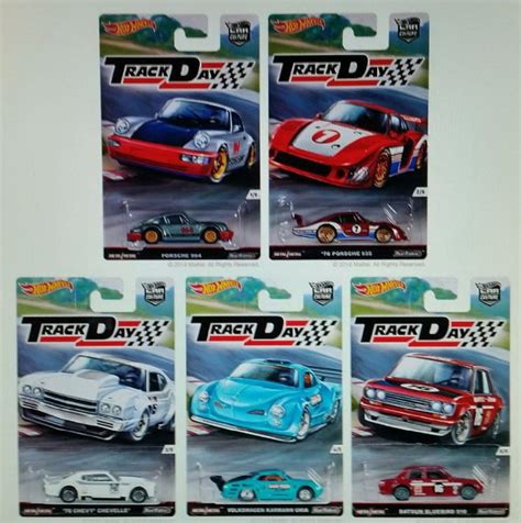 Set De 5 Autos Track Day Escala 1 64 Hot Wheels Simaro Co