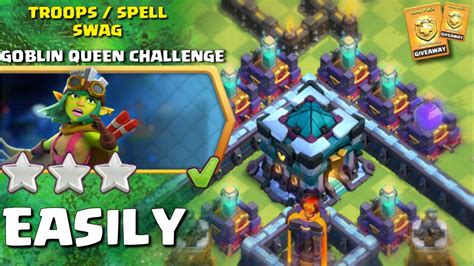 Easily Star Goblin Queen Challenge In Clash Of Clans Coc New Event