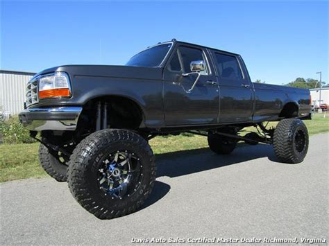 1997 Ford F 350 Superduty Xlt 73 Diesel Obs 4x4 Crew Cab Lifted