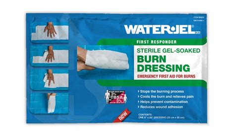 Water Jel Sterile Cooling Gel Soaked Burn Dressing X Cm